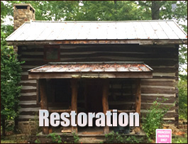 Historic Log Cabin Restoration  Lebanon, Virginia